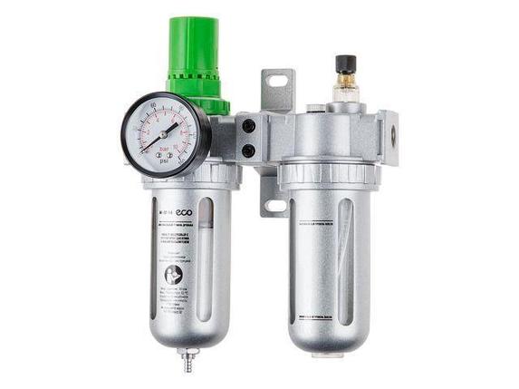 Фильтр воздушный ECO AU-02-14 с регулятором давления и маслораспылителем (1/4", 1750л/мин), фото 2