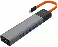 Док-станция MIIIW 5-in-1 Type-C HUB Adapter (MWCMA05)