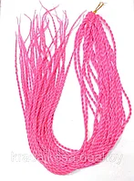 Сенегальские твисты Розовый неоновый косы косички жгутики для плетения наращивания волос сенегалки