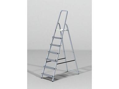 Лестница-стремянка алюм. 147 см 7 ступ. 4,9кг PRO STARTUL (ST9940-07) (Размеры профиля: Передний каркас