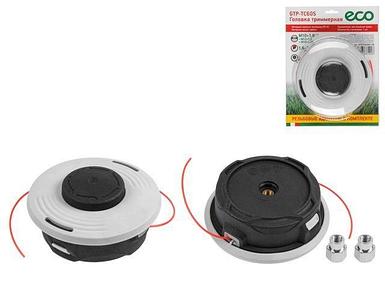 Головка триммерная ECO GTP-TC60S полуавт., блистер (,ф160 мм, лев. резьба М10х1.25 "мама" + М10х1.0 "мама" +