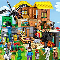 7132 Конструктор  My World Соединение миров Minecraft, 1415 деталей, 29 фигурок, Minecraft