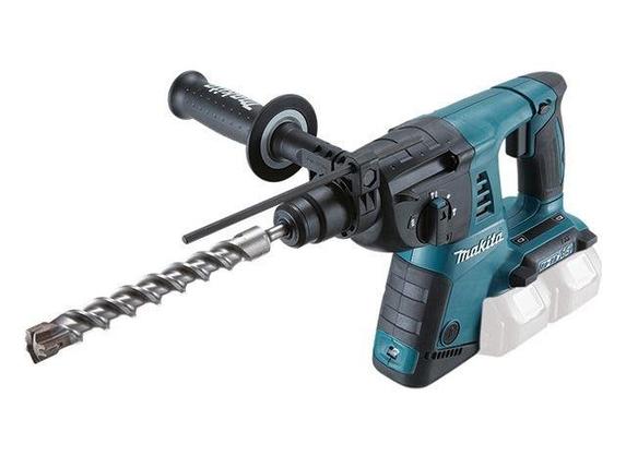 Аккум. перфоратор MAKITA LXT DHR 263 Z в кор. (18+18 В, БЕЗ АККУМУЛЯТОРА, 2.5 Дж, вес 4.9 кг, быстросъемн.), фото 2