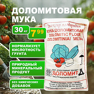 Доломитовая мука 30 кг. РБ (мука известняковая), фото 2