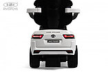 Детский толокар RiverToys Toyota Land Cruiser 300 Z002ZZ-A (белый) 3в1 качалка, электромобиль, фото 4