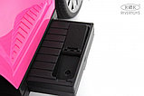 Детский толокар RiverToys Toyota Land Cruiser 300 Z002ZZ-A (розовый) 3в1 качалка, электромобиль, фото 4