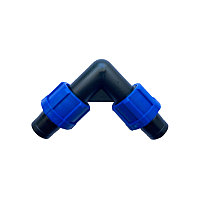 Угловое соединение для капельной ленты