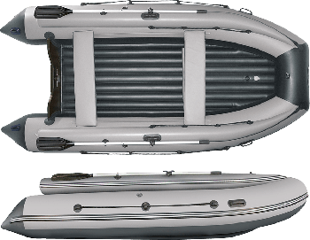 Лодка надувная REEF TRITON 420 NDFi с интегрированным фальшбортом