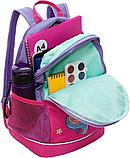 Школьный рюкзак Grizzly RG-463-10 (фиолетовый/розовый), фото 4