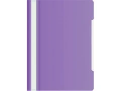 Папка-скоросшиватель Бюрократ -PS20VIO A4 прозрач.верх.лист пластик фиолетовый 0.12/0.16