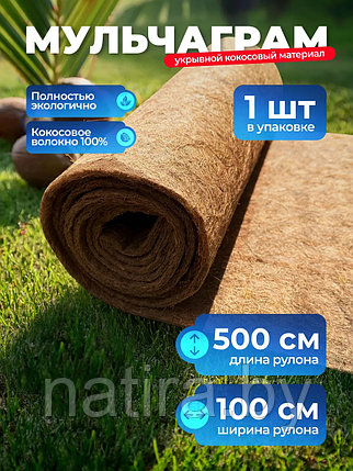Кокосовая мульча ( Мульчаграм) 1*5м, фото 2