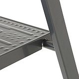 Стремянка Nika СМ6, широкие ступени, высота до рабочей площадки 1290 мм, 6 ступеней, фото 3