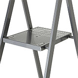 Стремянка Nika СМ6, широкие ступени, высота до рабочей площадки 1290 мм, 6 ступеней, фото 4