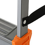 Стремянка Nika СМ6, широкие ступени, высота до рабочей площадки 1290 мм, 6 ступеней, фото 5