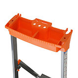 Стремянка Nika СМ6, широкие ступени, высота до рабочей площадки 1290 мм, 6 ступеней, фото 6