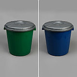 Бак хозяйственно - бытовой «Колор», 50 л, полипропилен, с крышкой, МИКС, фото 7