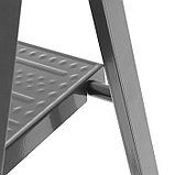 Стремянка Nika СМ7, металлическая, высота до рабочей площадки 1510 мм, 7 ступеней, фото 3