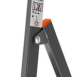 Стремянка Nika СМ7, металлическая, высота до рабочей площадки 1510 мм, 7 ступеней, фото 4