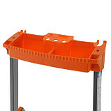 Стремянка Nika СМ7, металлическая, высота до рабочей площадки 1510 мм, 7 ступеней, фото 6