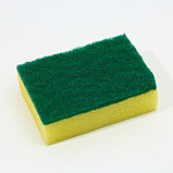 Дозатор для жидкого мыла с губкой и щеткой для посуды, черный,16×12×4 см, фото 9