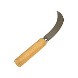 Нож садовый, 18 см, с деревянной ручкой, фото 3