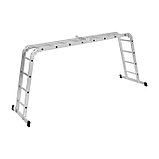 Лестница-трансформер ТУНДРА, алюминиевая, 4×4 ступени, фото 4