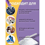 Мешок для стирки белья Доляна, 50×60 см, крупная сетка, белый, фото 3