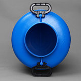 Фляга пищевая, 50 л, горловина 18.5 см, пластиковая, синяя, фото 3