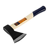 Топор кованый ТУНДРА, деревянное топорище 36 см, 600 г, фото 5