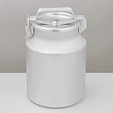 Бидон алюминиевый, 10 л, с крышкой, фото 2