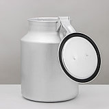 Бидон алюминиевый, 10 л, с крышкой, фото 5