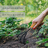 Рыхлитель, длина 25 см, деревянная ручка, Greengo, фото 5