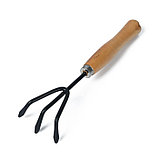 Рыхлитель, длина 25 см, деревянная ручка, Greengo, фото 6