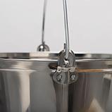 Подойник, 12 л, нержавеющая сталь, ГОСТ, фото 4