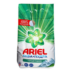 Порошок стиральный Ariel автомат "Горный родник", 3 кг
