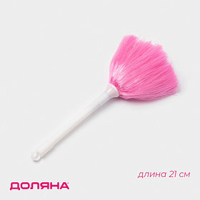 Щётка для удаления пыли, 21×5×2 см, цвет МИКС