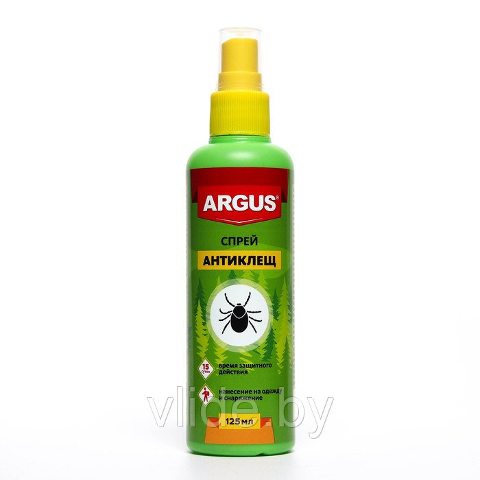 Лосьон-спрей Argus, Антиклещ, 125 мл