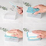 Щётка для ручной стирки Доляна, бирюзовая, фото 3