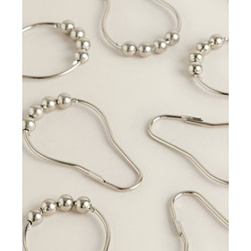 Крючки для штор Доляна, 12 шт., цвет хромированный