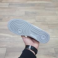 Кроссовки Nike Air Force 1 07 Gray Orange, фото 5