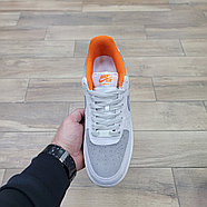 Кроссовки Nike Air Force 1 07 Gray Orange, фото 3