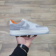 Кроссовки Nike Air Force 1 07 Gray Orange, фото 2