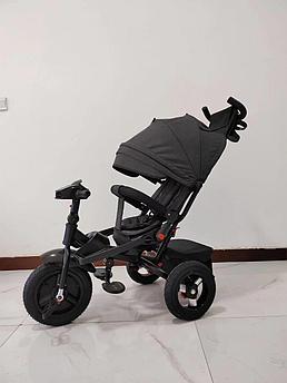 Детский трехколесный велосипед Kinder Trike цвет графит