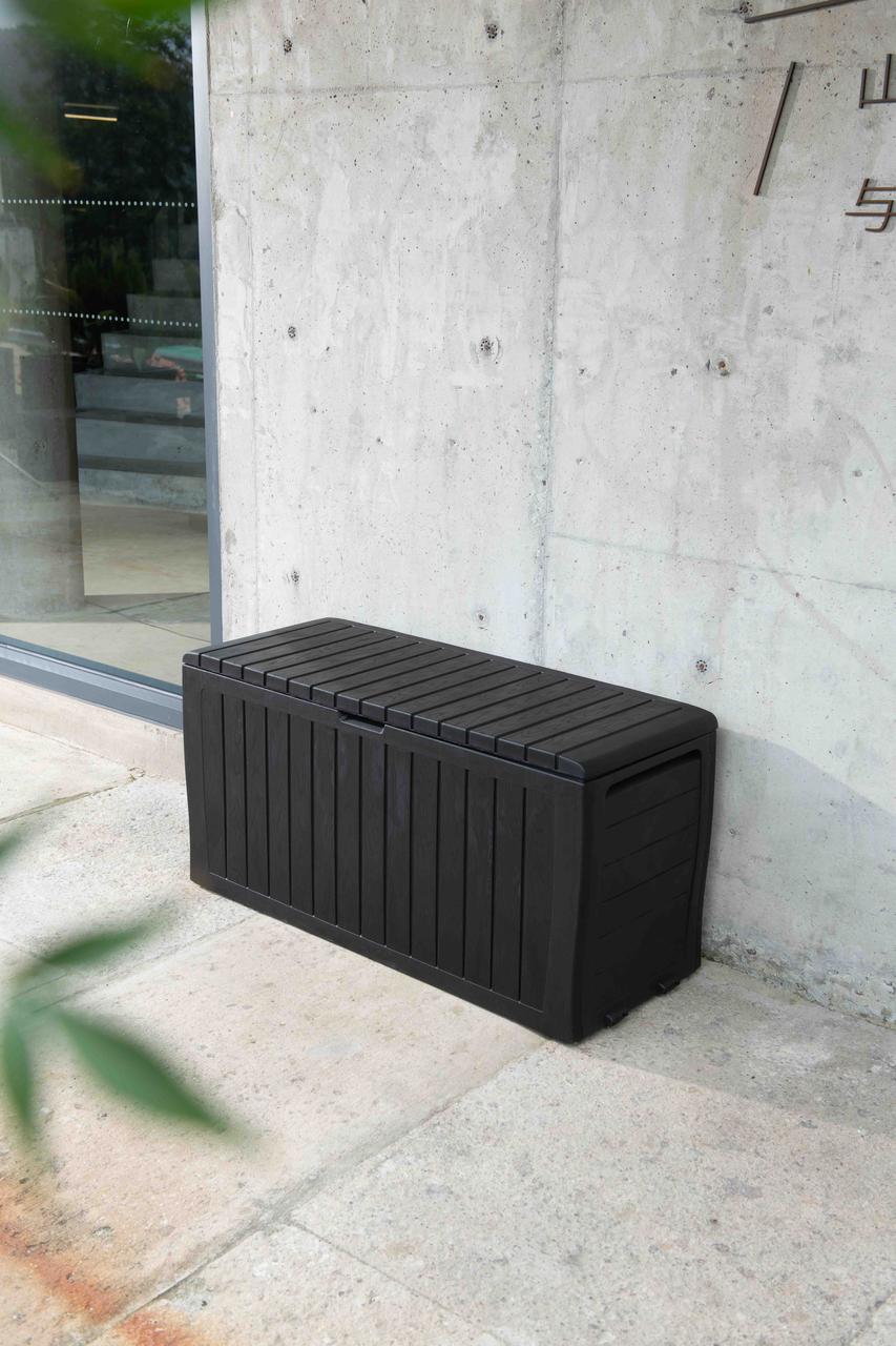 Сундук уличный для хранения Springhouse Bari Box L, графит, фото 1