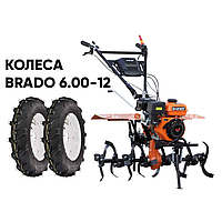 Мотоблок SKIPER MB-880SE + колеса BRADO 6.00-12 (комплект)