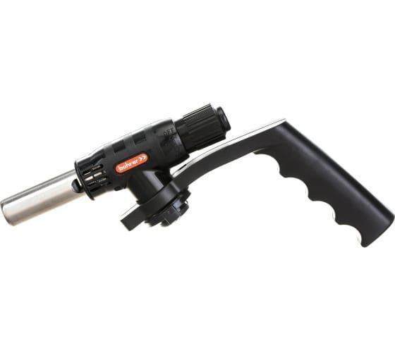 Горелка газовая Bohrer "Комфорт" вентиль с пьезо и рукояткой