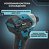 Шуруповерт ударный (винтоверт) Makita (180 Нм, 4 скорости, 2 АКБ 4 Ач, кейс) Аналог, фото 2