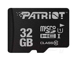 Карта памяти MicroSDHC 32Gb Patriot LX (PSF32GMDC10), класс 10 556991