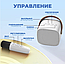 Караоке-колонка с микрофоном Colorful karaoke sound system (звуковые эффекты) Бежевый, фото 6