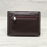 Кошелёк портмоне на магнитах коричневый L560-206 brown, фото 3
